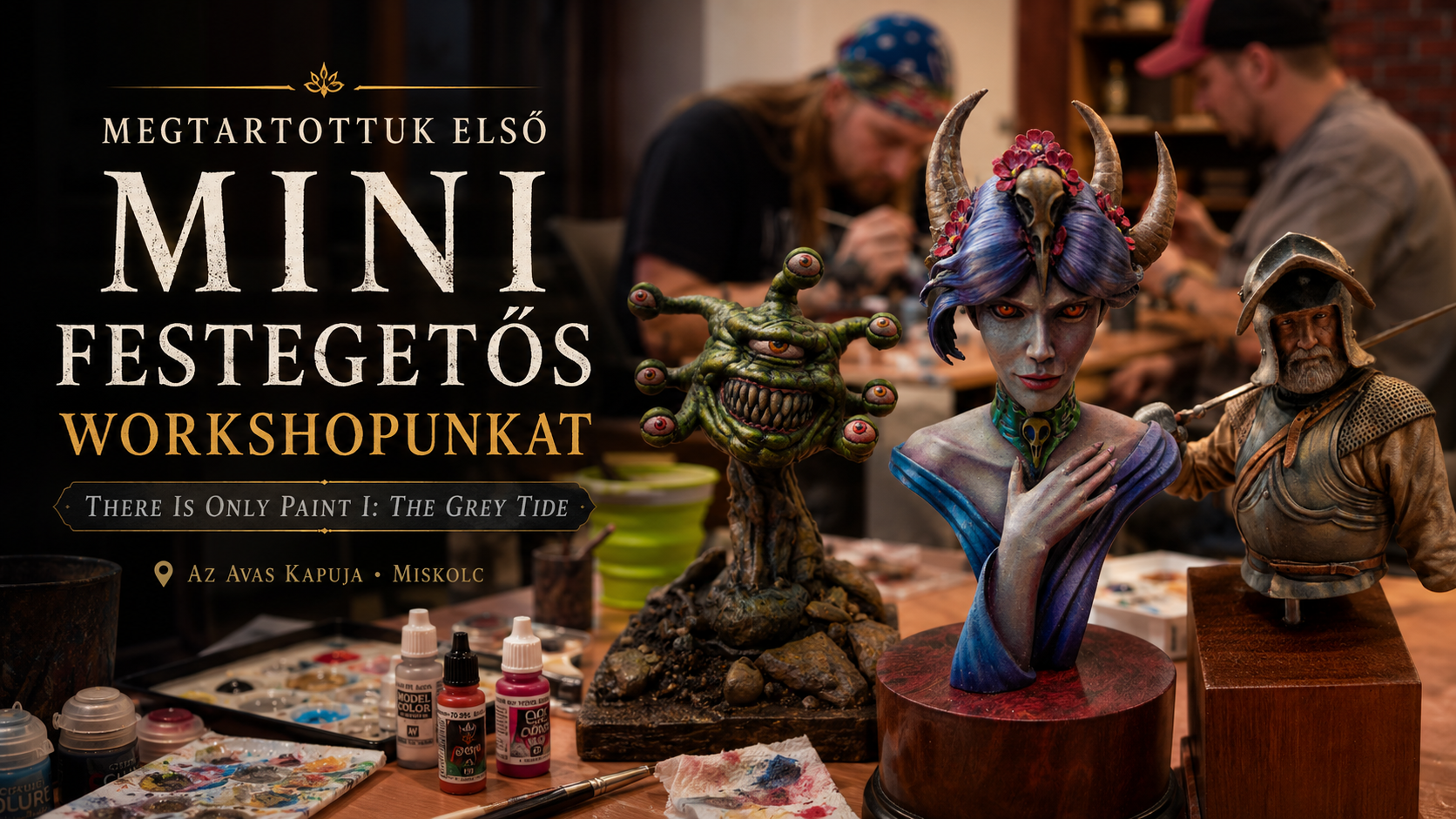 Megtartottuk első mini festegetős workshopunkat