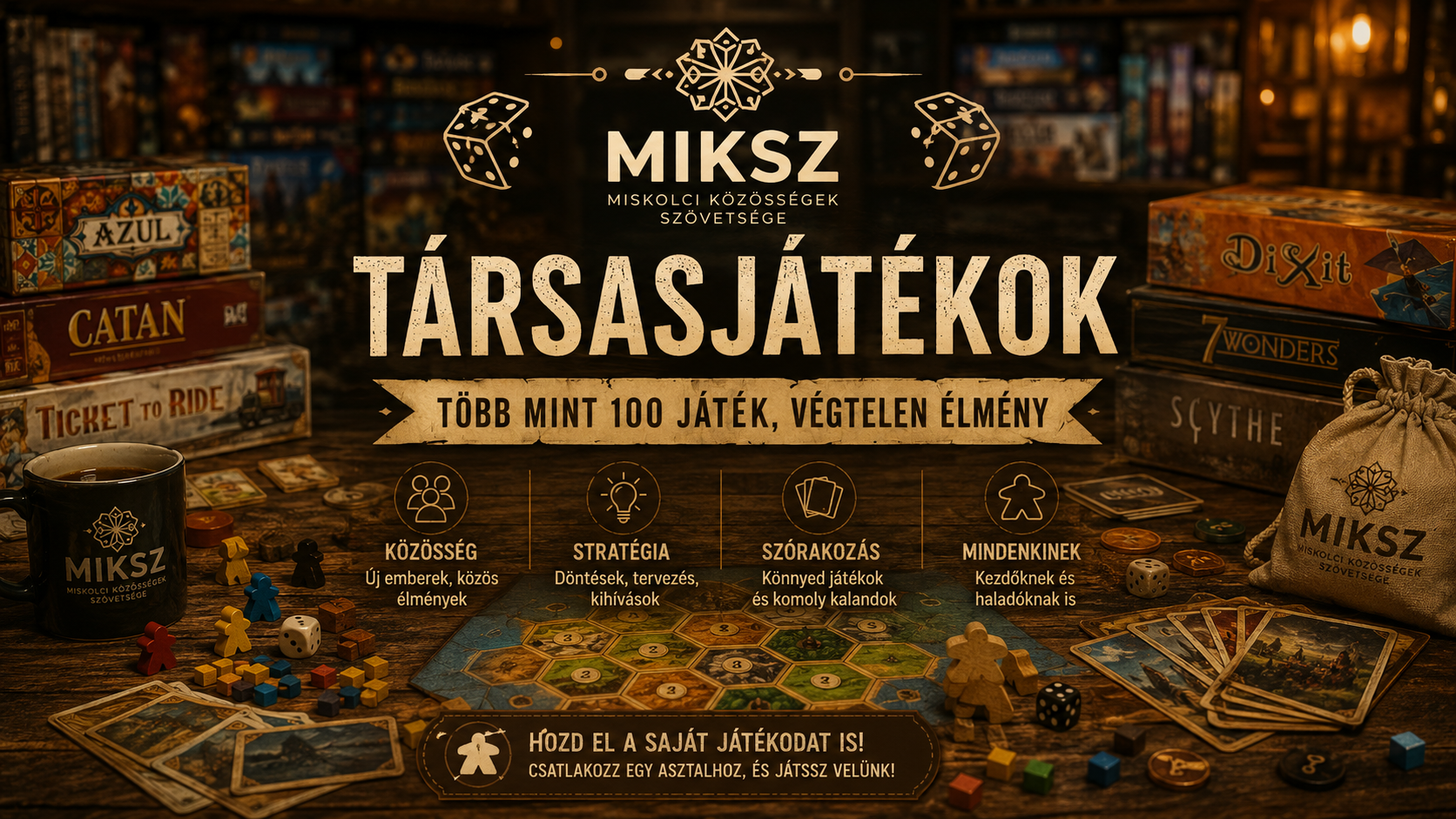 Társasjátékok – Több mint 100 játék, végtelen élmény